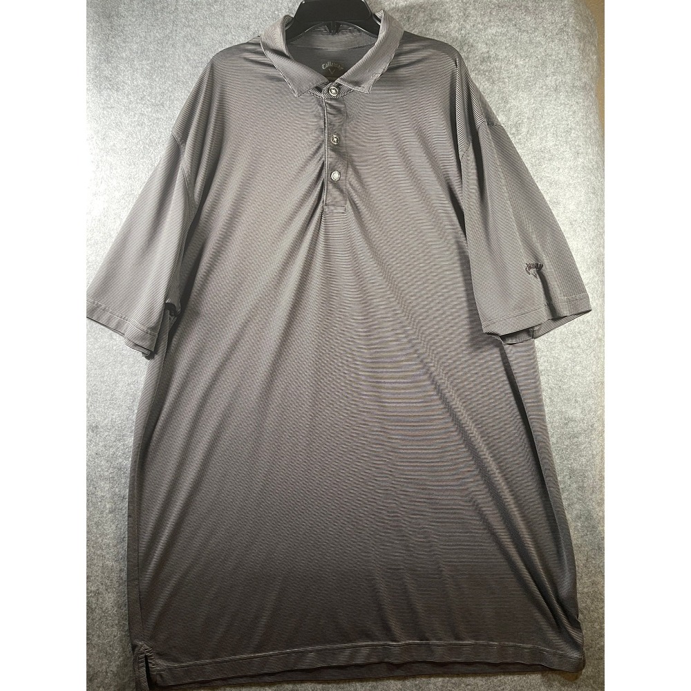 Men's Callaway Golf Opti-Dri Polo Shirt Grey size XL